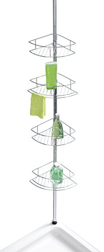 Wenko 21803100 étagère télescopique inox dolcedo, corbeille extra haute 7 cm code EAN 4008838372500 