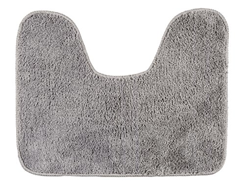 22342100 tapis de contour wc polyester gris 50 ...
