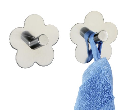 4466070100 fiore crochets muraux lot de 2 acier...