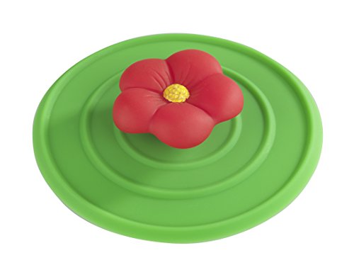 53010100 bouchon fleur silicone vert