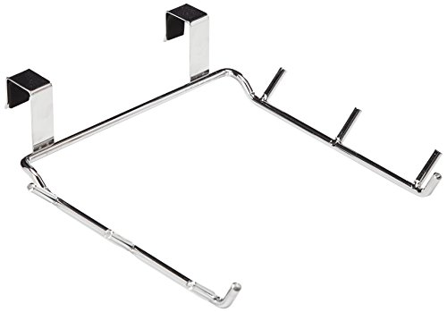 Wenko 2351100 porte-sacs pour poubelle chromé dimensions 22 x 23 x 6 cm code EAN 4008838659175 