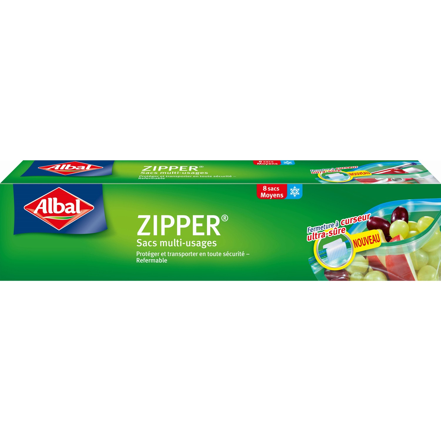 ALBAL Sacs congélation multi-usages moyens ALBAL code EAN 4008871209931 