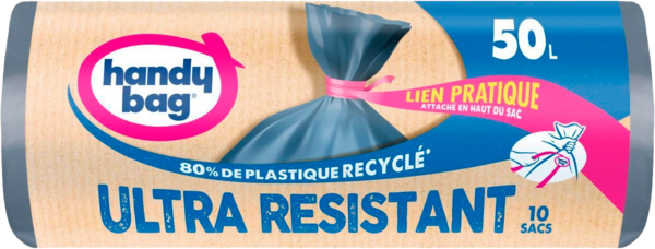  Sacs Poubelle Lien Pratique Ultra Résistant Handy Bag code EAN 4008871217684 