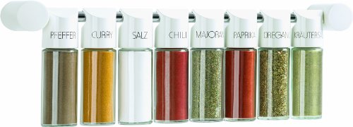 Galerie ensemble de 8 pots à épices, épices inc...