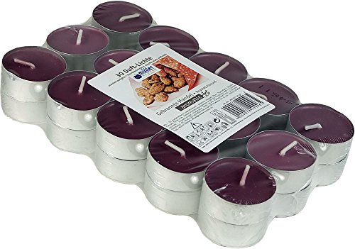 Bougies Chauffe Plat Müller Bougies Chauffe-Plat Parfumées U2013 Santal U2013 39×15 Mm U2013 4h De Combustion U2013 Cire Brune U2013 Lot De 24 Bougies Chauffe-Plat Mini Bougie