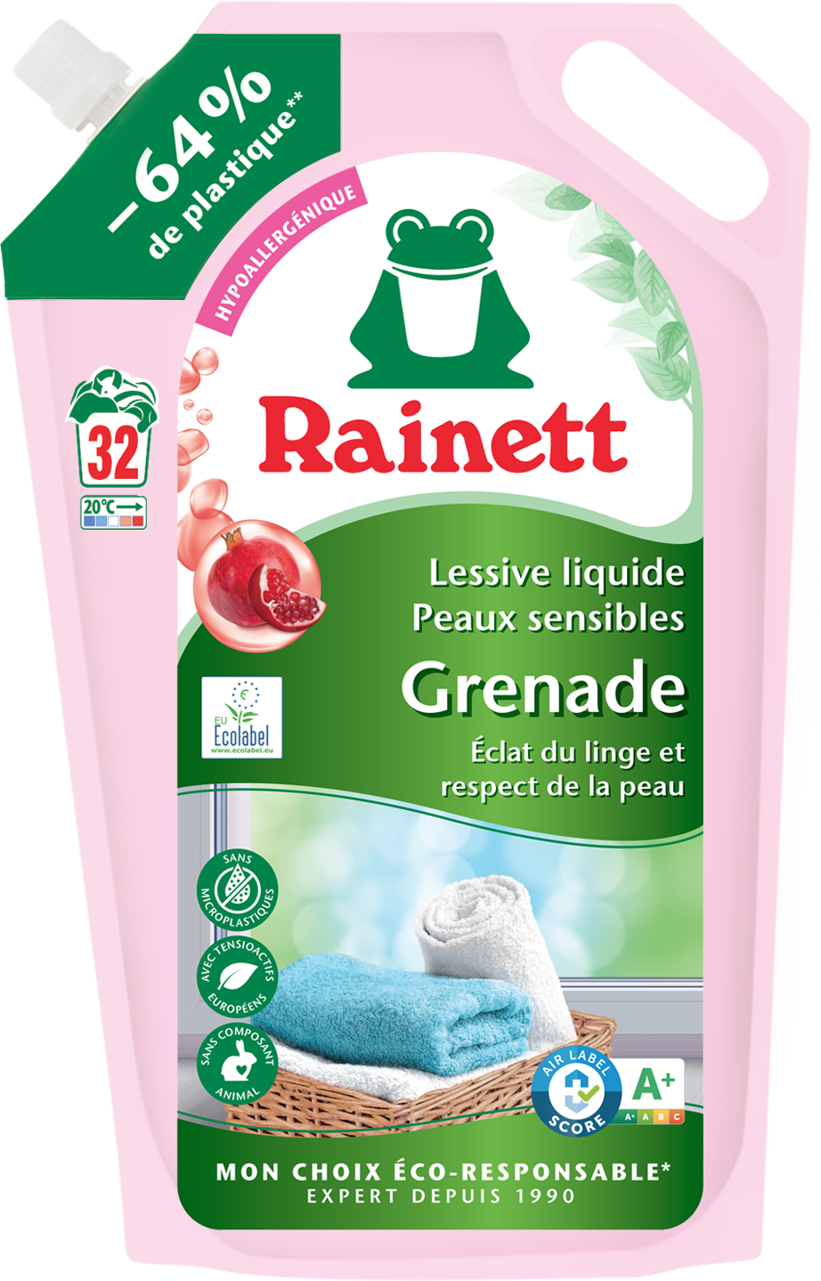 RECHARGE DE LESSIVE LIQUIDE
PEAUX SENSIBLES ECO...