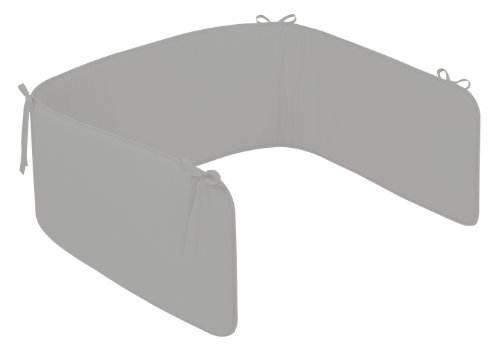 Tour de lit basic gris 180 cm