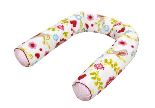 Zöllner Tour de lit en boudin avec bord passepoil