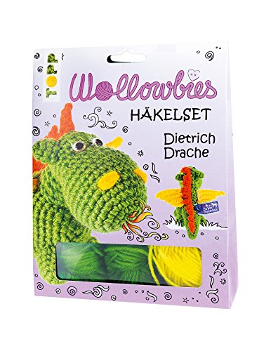 Fable Hafte Wollowbies CollectionNouveauté 2016 Jana Ganseforth Wollowbies Topp Verlag Wollowbies Kit crochet « Dietrich le dragon » "la Chouette Elmar" de Jana Ganseforth 4009371181109 Topp Verlag