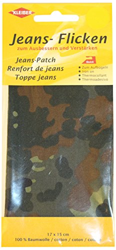 17 x 15 cm patch réparation denim pour jeans, c...