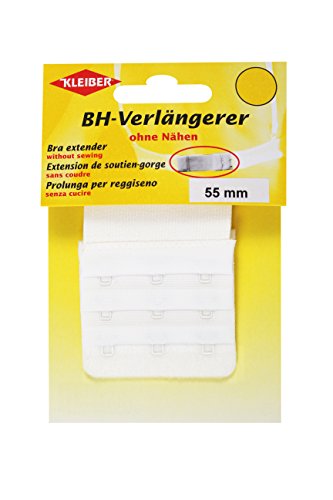 55 mm rallonge soutien-gorge triple crochet, blanc