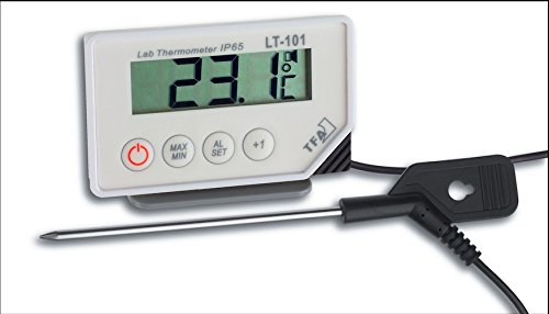 Thermomètre de laboratoire lt-101 gamme de température de -40 à +200°c °c 4009816016515 TFA Thermomètre de laboratoire lt-101 gamme de température de -40 à +200°c °c 4009816016515 TFA