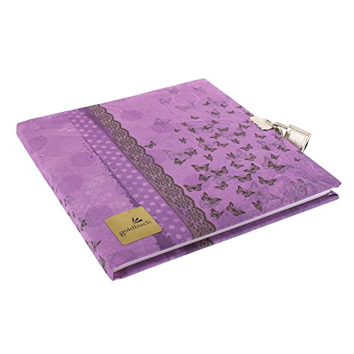 44 115 - journal intime collage papillon, 96 pa...