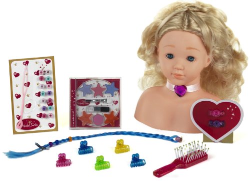 - 5236 - coiffure - tête à coiffer et maquiller...