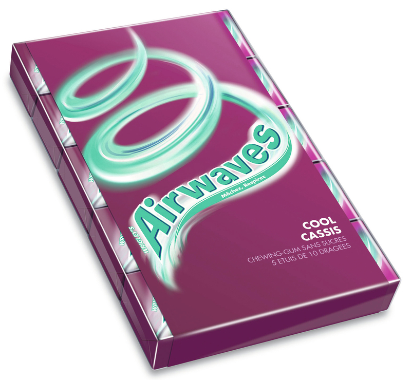 Airwaves CHEWING-GUM COOL CASSIS Airwaves code EAN 4009900469999 