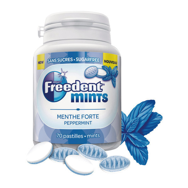 FREEDENT MINTS Menthe forte code EAN 4009900524797 