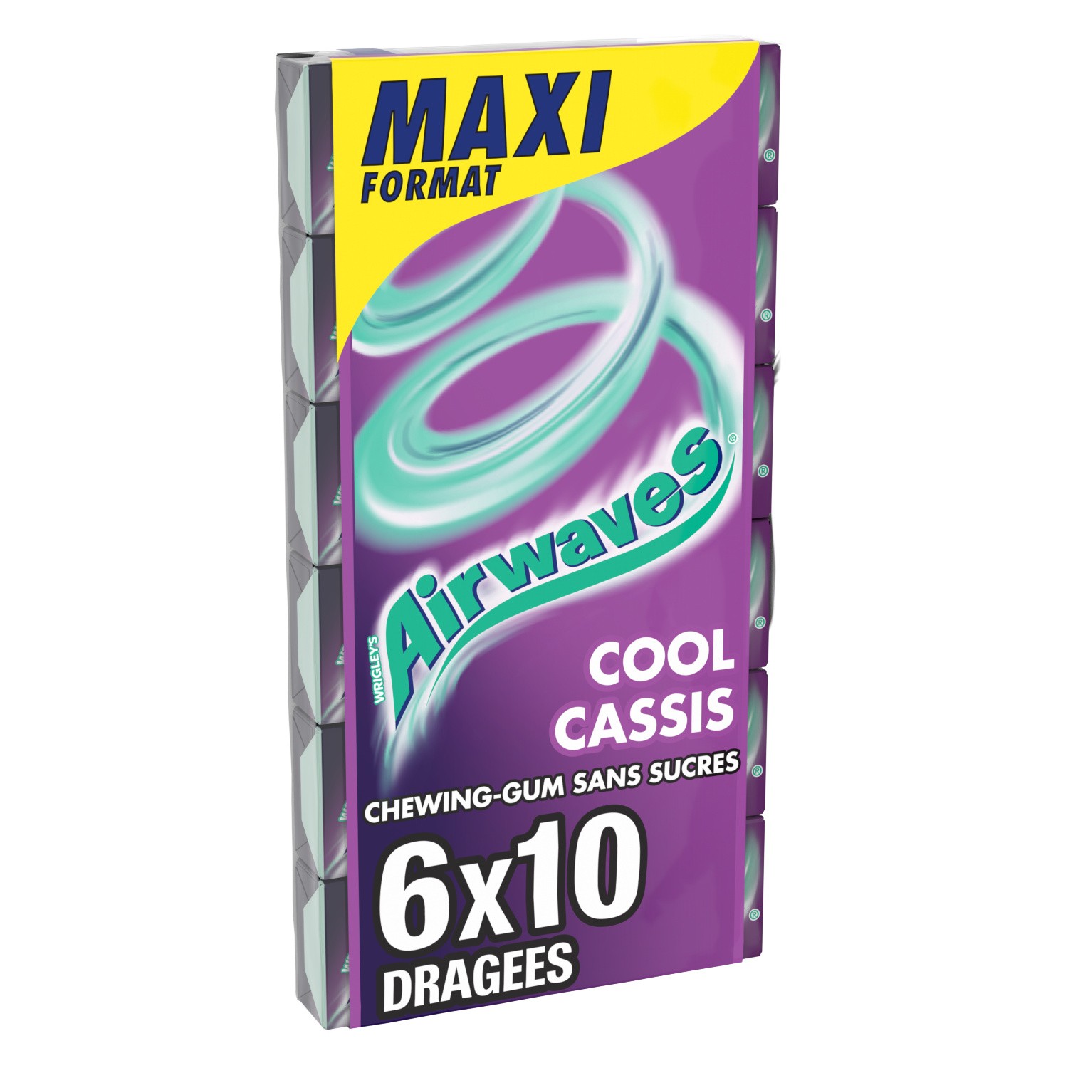AIRWAVES Chewing-gum goût cassis AIRWAVES code EAN 4009900532730 