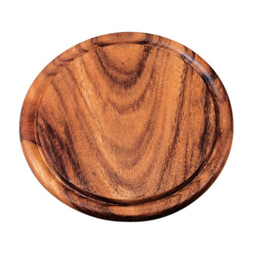Kesper 20442 Planche à Découper Ronde Bois Natu...