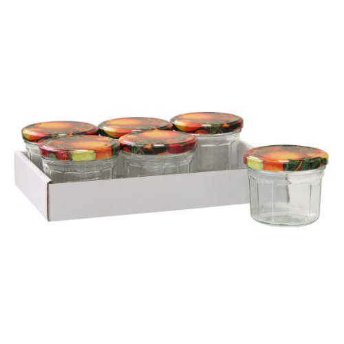 292122 lot de 6 pots à confiture avec couvercle...
