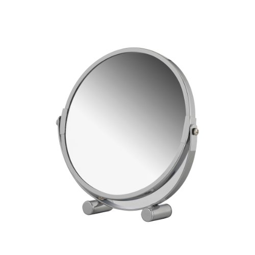 282800 miroir grossissant 3x chromé rond 17 cm