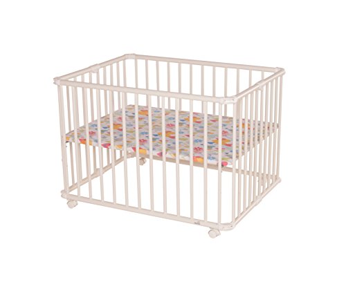 Parc pliable lucilee 80 x 102 blanc fond de par...