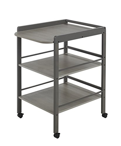 Table à langer clarissa grise - plan à langer +...