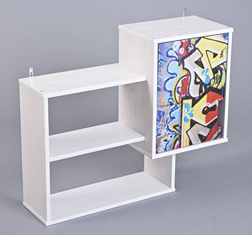 20704020 fsc gamme kidz graffiti 2 étagère mult...