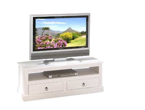 20901530 provence 3 meuble tv blanc 118 x 39 x ...
