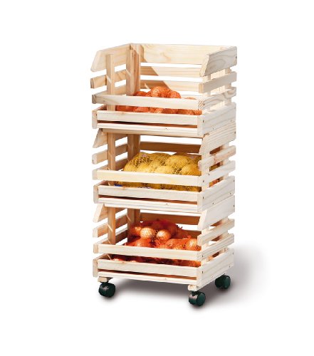 - 60100400 - etagère 3 etages style cagette en ...