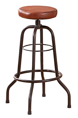 - chaise de bar longo tabouret métal et cuire