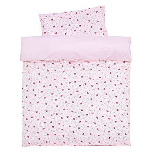 ALVI Parure de lit 100 x 135 Glückspilz rose
