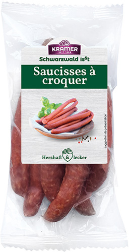 KRAMER SAUCISSES À CROQUER code EAN 4010931255888 