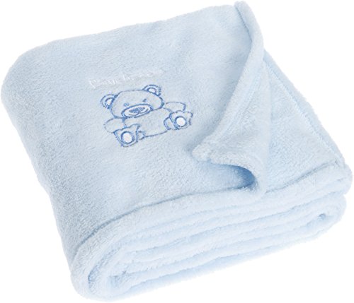 Couverture polaire ours bleu