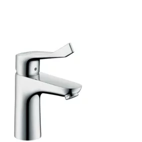  Mitigeur de lavabo 100 CH3 CoolStart avec poignée extra longue, chrome, Hansgrohe Focus code EAN 4011097757445 