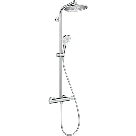 HANSGROHE Colonne de douche Crometta S 240 Hansgrohe - 1+2 jets - Avec  ... code EAN 4011097775944 