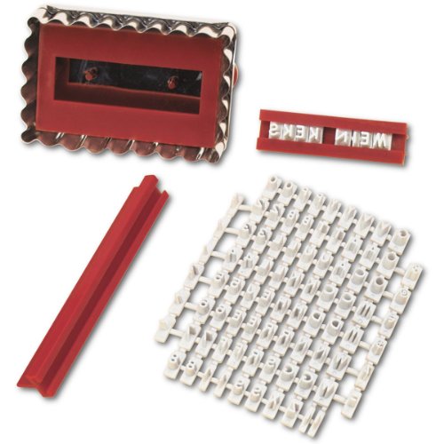 Kit de patisserie pour marquage des lettres