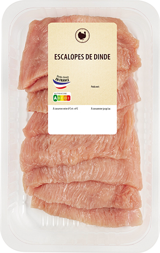 ESCALOPES DE DINDE