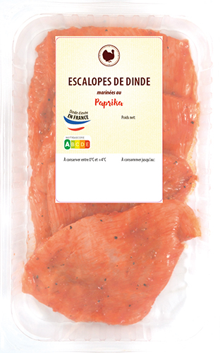 ESCALOPE DE DINDE PAPRIKA