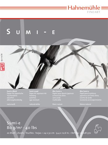 Hahnemuhle Bloc Sumi - e calligraphie 80g 24x32cm code EAN 4011367283704 