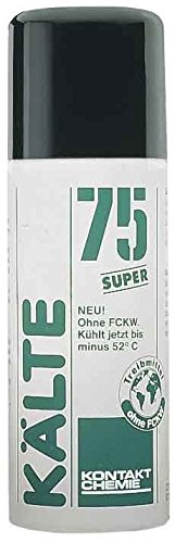 CRC KONTAKT CHEMIE Aérosol réfrigérant KÄLTE 75 SUPER -52 °C 200 ml CRC Kontakt Chemie 84809 code EAN 4011439330411 