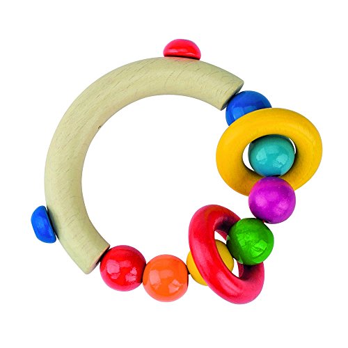 Hochet - demi-cercle avec 2 anneaux