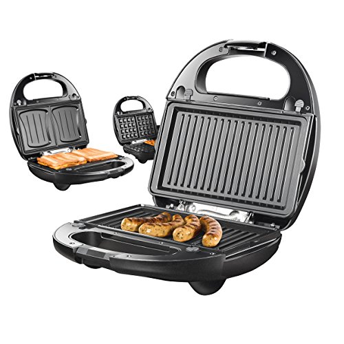 Un.48356 grill, croque monsieur, gaufrier 3 en 1