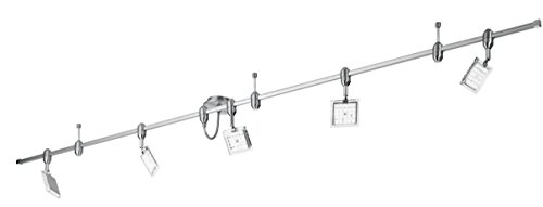 Paul Neuhaus 2982-55 spot eclairage sur rail 6 w 230 v acier gris code EAN 4012248259177 