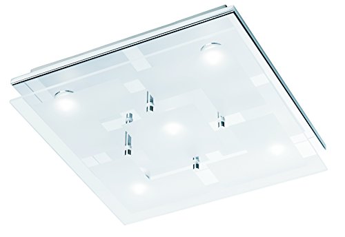 6116-17 chiron lustre led 30 x 30 x 7 cm