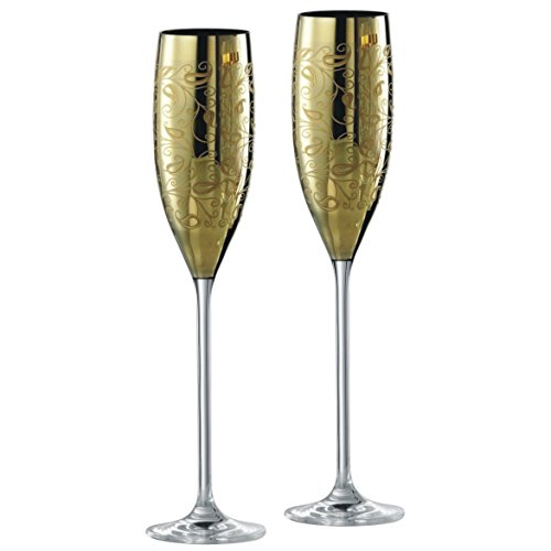 Flûtes champagne gold exclusif - eisch verre 18...