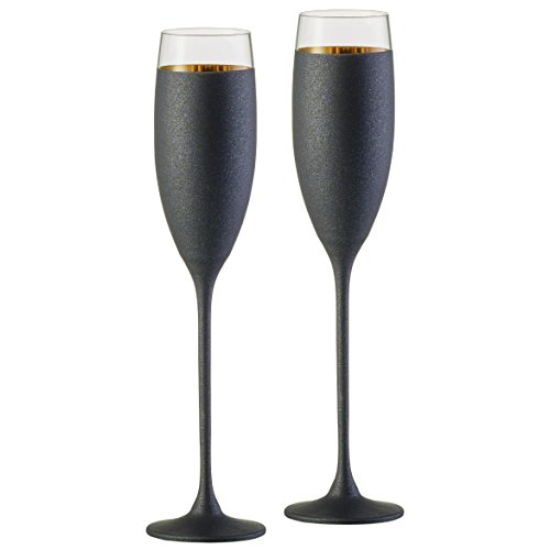Flûtes champagne exklusiv doré/noir - eisch ver...