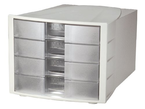 HAN 1010-x-63 module de rangement impuls 4 tiroirs fermés (gris/transparent) (import allemagne) code EAN 4012473101012 