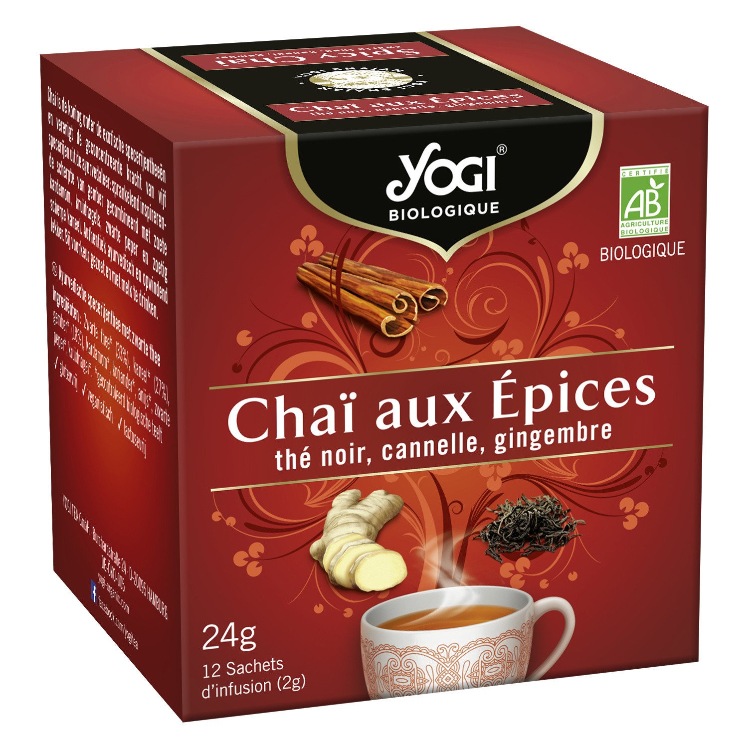 Infusion Chaï aux épices bio YOGI
