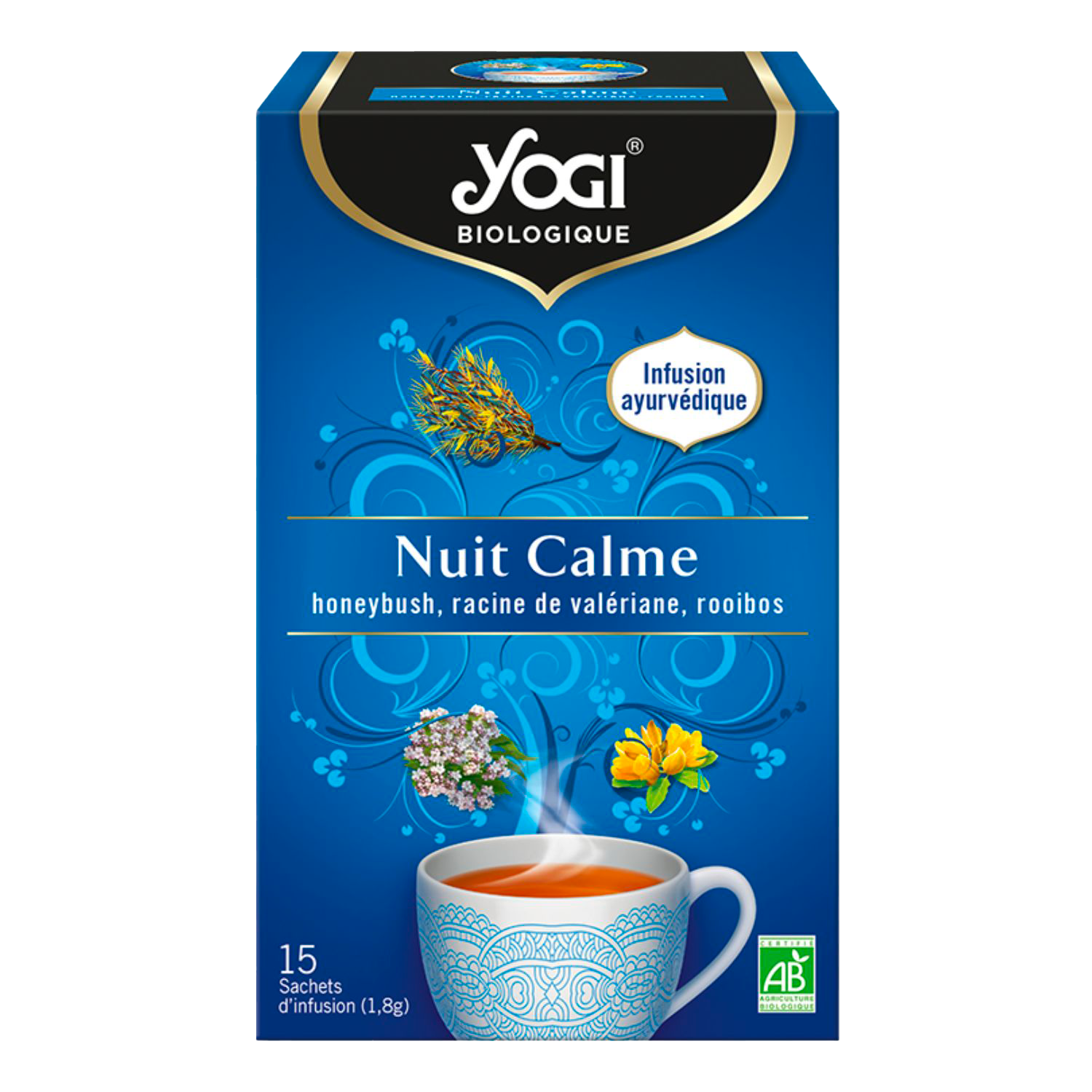 INFUSION AYURVÉDIQUE BIO NUIT CALME, GINGEMBRE ...