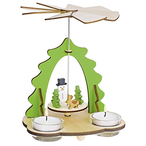 Kit de construction de pyramide de Noël Bonhomme de neige 4013594020787 Goki Kit de construction de pyramide de Noël Bonhomme de neige 4013594020787 Goki